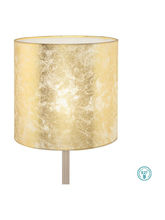 Eglo Viserbella Metal Table Lamp for Socket E27 with Gold Shade and Base