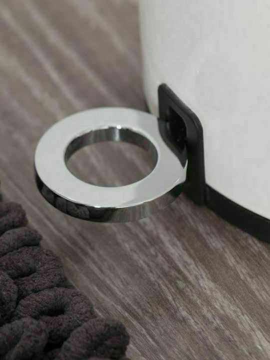 Geesa Industrial Inox Καλαθάκι Μπάνιου 3lt Λευκό