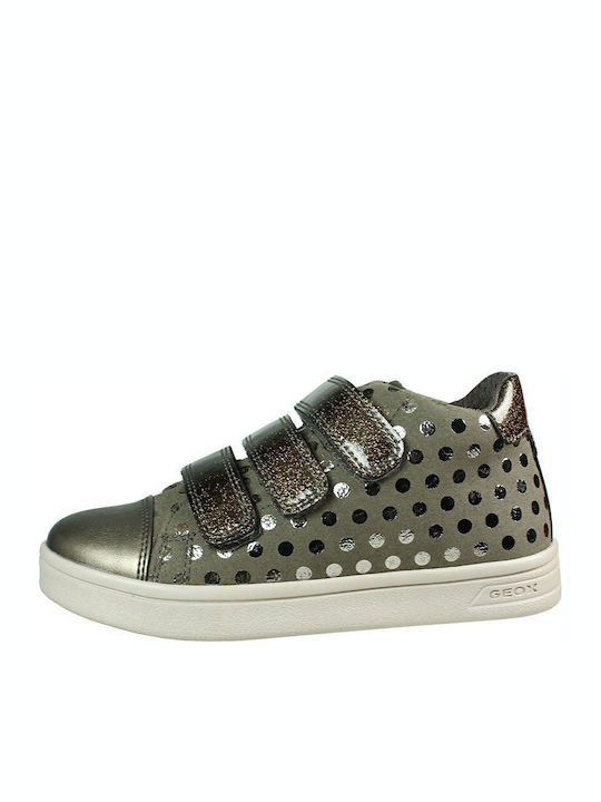 DJ Rock Kids Sneakers High Anatomic with Scratch Gold