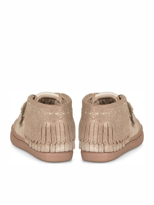 Kids Sneakers High with Scratch Gold