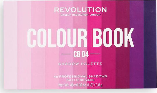Revolution Beauty Colour Book Παλέτα με Σκιές Ματιών σε Στερεή Μορφή CB04 38.4gr