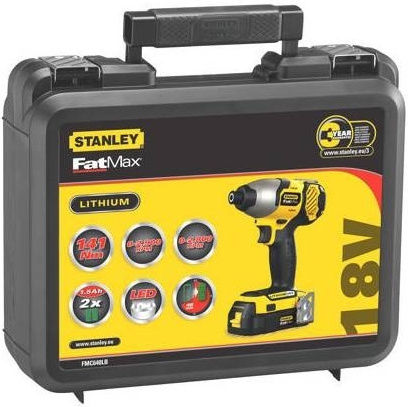 Stanley Impact Screwdriver Battery 18V 2x1.5Ah