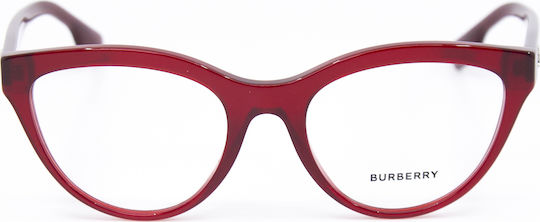 Burberry Plastic Eyeglass Frame Red BE2311 3495