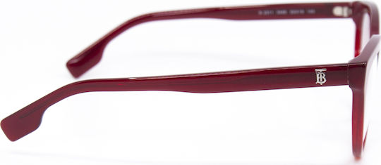 Burberry Plastic Eyeglass Frame Red BE2311 3495