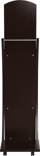 Woodwell Roger Oglindă De Podea Cu Cadru Din Lemn Nuc 165x44cm