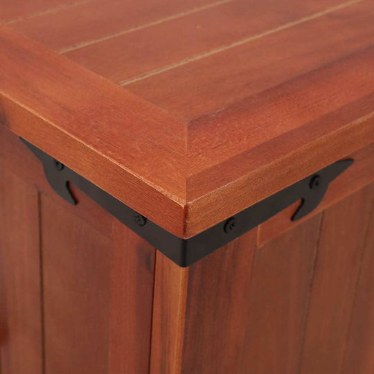 vidaXL Wooden Decorative Trunk Brown 60x25x22cm