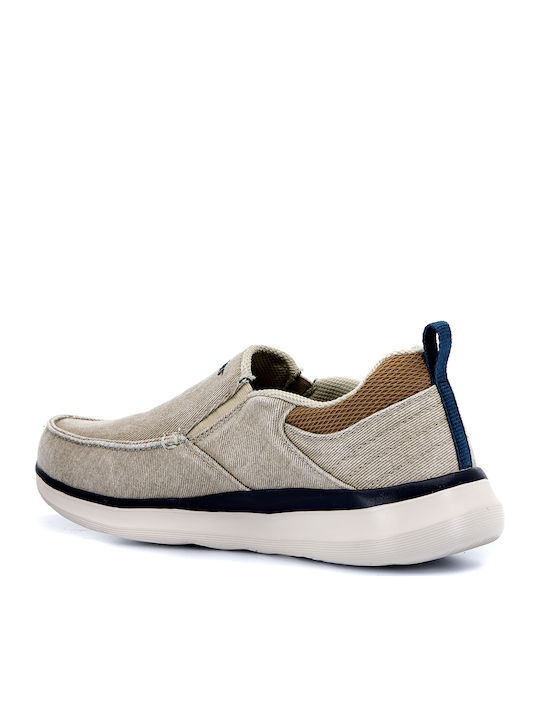 Delson 2.0 Larwin Mocasini Bărbați Din Catifea Bej