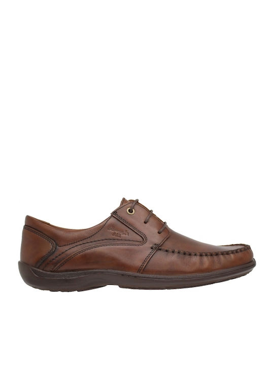 Boxer Men's Leather Moccasins Tabac Brown