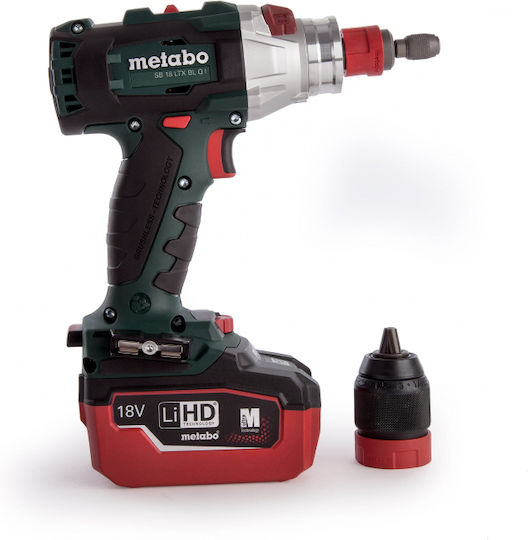 Metabo SB 18 LTX BL Q I Percussive Drill Driver Battery 18V 2x5.5Ah