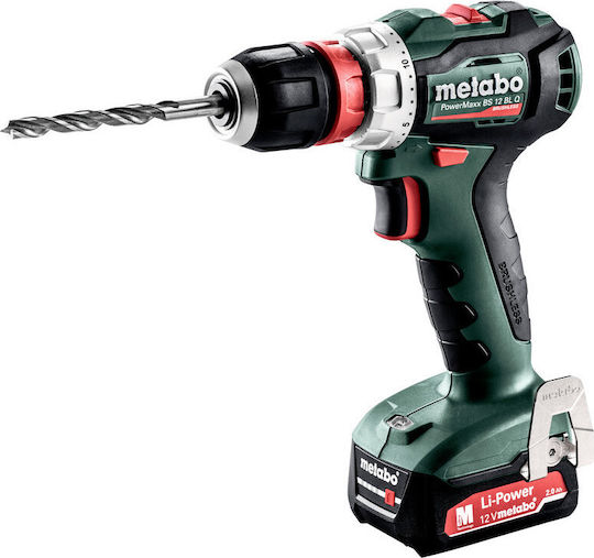 Metabo PowerMaxx BS 12 BL Q Battery Drill Driver 12V 2x2Ah