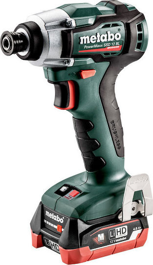 Metabo PowerMaxx SSD 12 BL Impact Screwdriver Battery 12V 2x4Ah