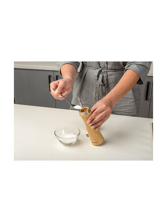 Nava Terrestrial Manual Wooden Spice Mill 21cm Brown