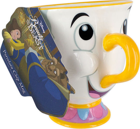 Paladone Disney - Beauty And The Beast Chip Κούπα Κεραμική Πολύχρωμη 200ml