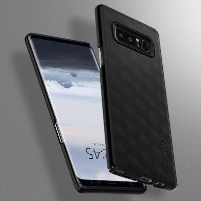 Spigen Thin Fit Umschlag Rückseite Kunststoff Schwarz (Galaxy Note 8) 587CS22051