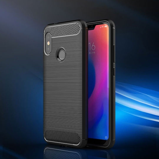 Hurtel Mi A2 Mi 6x Back Cover Silicone Black (Xiaomi Mi 6X/Mi A2)
