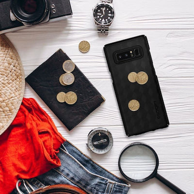 Spigen Thin Fit Umschlag Rückseite Kunststoff Schwarz (Galaxy Note 8) 587CS22051