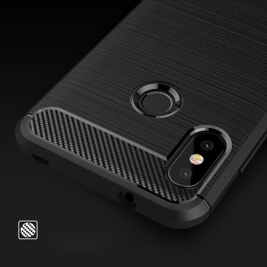 Hurtel Mi A2 Mi 6x Back Cover Silicone Black (Xiaomi Mi 6X/Mi A2)
