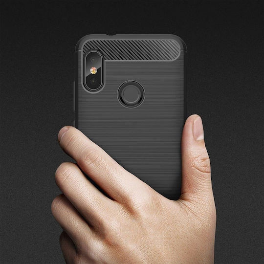 Hurtel Mi A2 Mi 6x Back Cover Silicone Black (Xiaomi Mi 6X/Mi A2)
