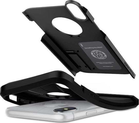 Spigen Tough Armor Back Cover Πλαστικό 2mm Μαύρο (iPhone XR)