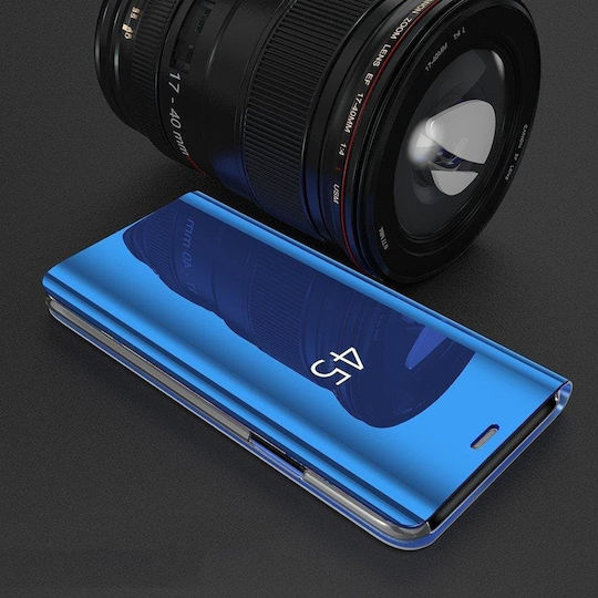 Hurtel Clear View Книга Пластмаса Син (Galaxy A6 2018)
