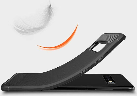 Hurtel Back Cover Σιλικόνης Μαύρο (Galaxy S10+)