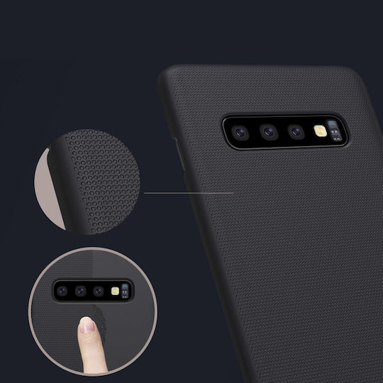 Nillkin Super Frosted Back Cover Πλαστικό Μαύρο (Galaxy S10+)
