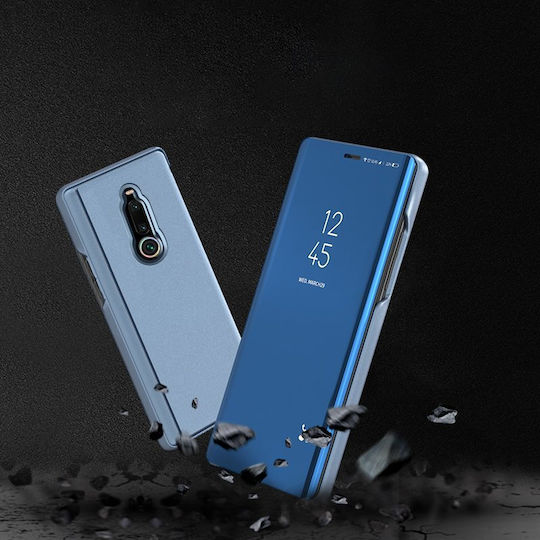 Hurtel Clear View Book Plastic Albastru (Redmi 8)