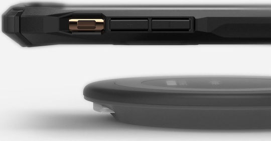 Ringke Fusion X Back Cover Σιλικόνης με Λουράκι Μαύρο (iPhone 11 Pro)