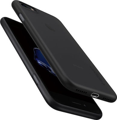 Spigen AirSkin Задна корица Пластмаса Черен (iPhone SE 2022/2020) 042CS20869