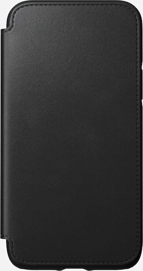Nomad Rugged Folio Buchen Sie Synthetisches Leder 0.75mm Schwarz (iPhone 11 Pro Max)