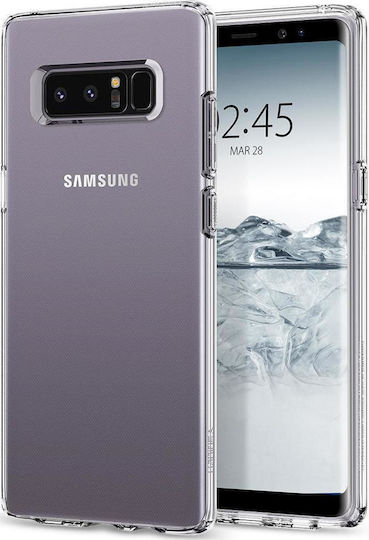 Spigen Liquid Crystal Back Cover Σιλικόνης Διάφανο (Galaxy Note 8)