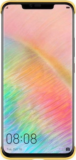 Huawei Задна корица Силикон Жълт (Huawei Mate 20 Pro)