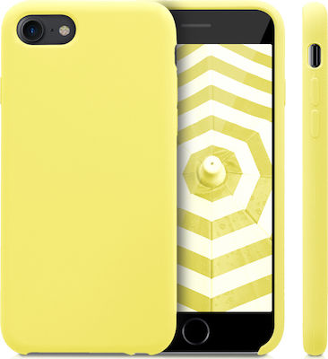 KWmobile Silicone Back Cover Yellow (iPhone SE 2022/2020/8/7)