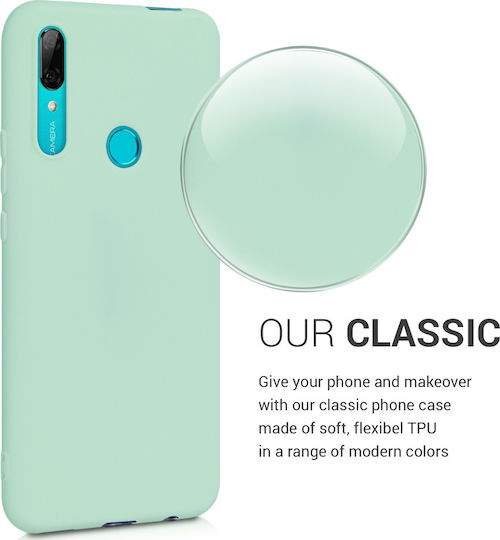 KWmobile Umschlag Rückseite Silikon Türkis (Huawei P Smart Z)