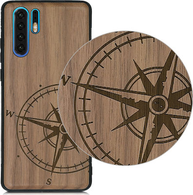 KWmobile Wooden Back Cover Brown (Huawei P30 Pro)