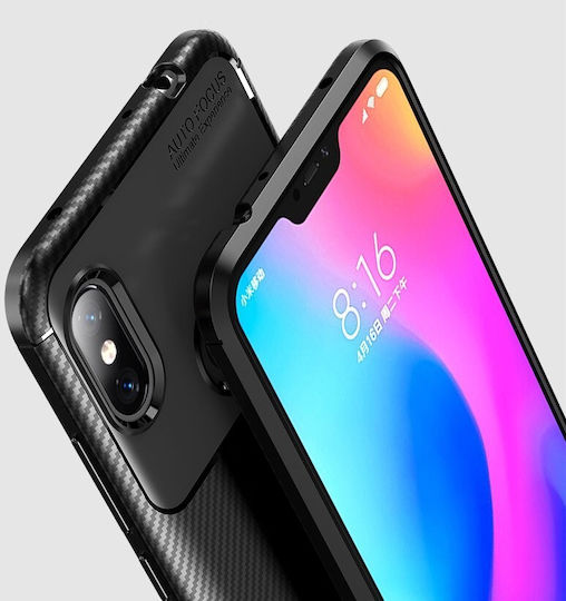 iPaky Back Cover Silicone Black (Redmi Note 6 Pro)