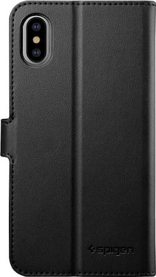 Spigen Wallet S Μαύρο (iPhone Xs)