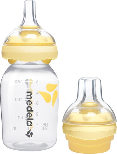 Medela Plastic Baby Bottle Calma Anti-colic with Silicone Teat for 0+ Months 150ml