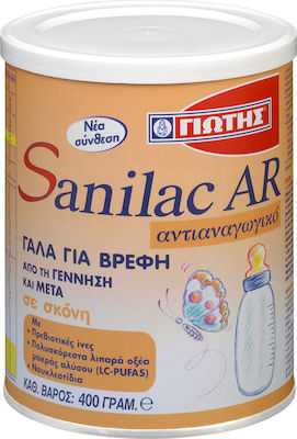 Γιώτης Anti-Reflux Milchnahrung Sanilac AR für 0m+ 400gr