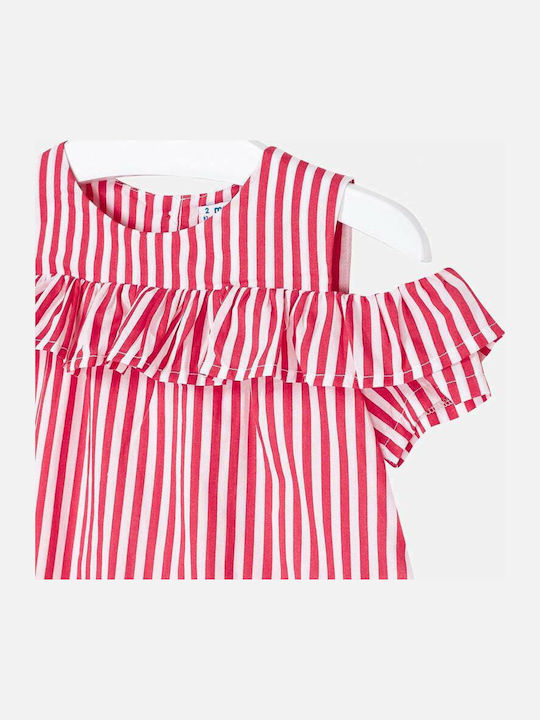 Kinderbluse Ärmellos Rot