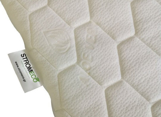 Strom Eco Ανώστρωμα Memory 5 + Aloe Vera Διπλό Memory Foam Eμποτισμένο με Αλόη & Αποσπώμενο Κάλυμμα 140x200εκ.