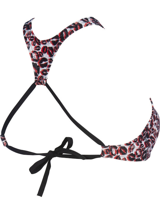 High Neck Bikini Top White 001111-102