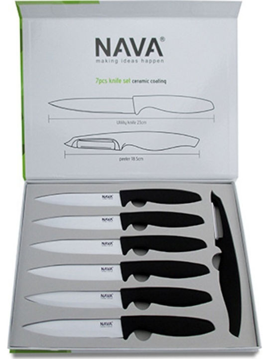 Nava Knife Set of Ceramic 30cm 10-058-145 7pcs