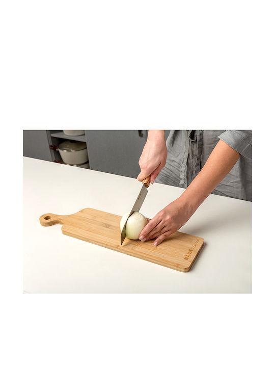 Nava Terrestrial Μαχαίρι Santoku από Ανοξείδωτο Ατσάλι 17cm
