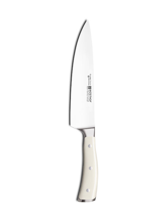 Wusthof Classic Ikon Μαχαίρι Chef από Ανοξείδωτο Ατσάλι Creme 20cm 4596-0-20 1030430120