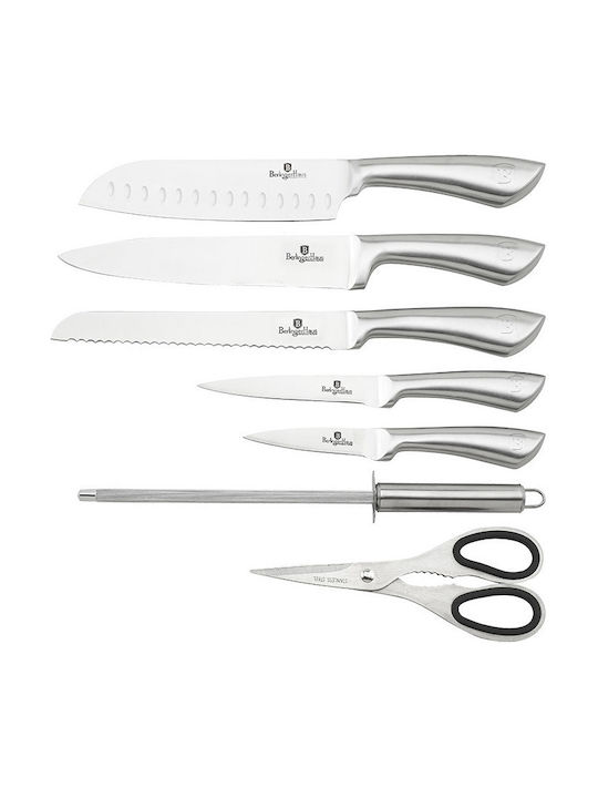 Berlinger Haus Knife Set With Stand of Stainless Steel BH-2041 8pcs