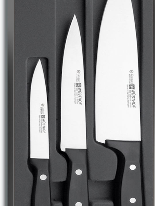 Wusthof Gourmet Knife Set of Stainless Steel 9675 1125060307 3pcs