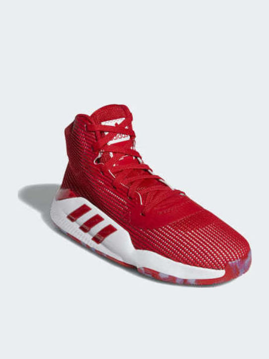 Pro Bounce 2019 Basketballschuhe Scarlet / Cloud White