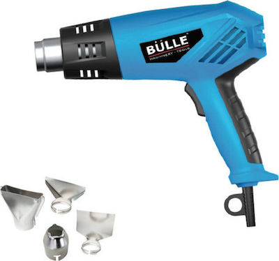 Bulle 63421 Πιστόλι Θερμού Αέρα 2000W με Ρύθμιση Θερμοκρασίας εως και 550°C