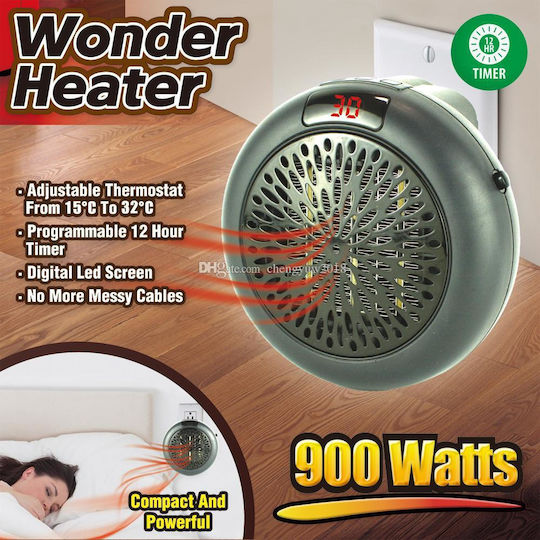 Wonder Heater Вентилаторен нагревател Стая За стена 900W